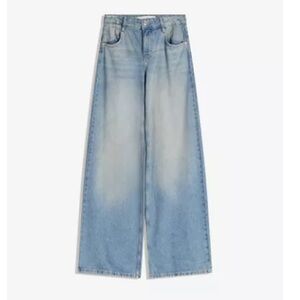 Bershka Light Blue Flare Jeans